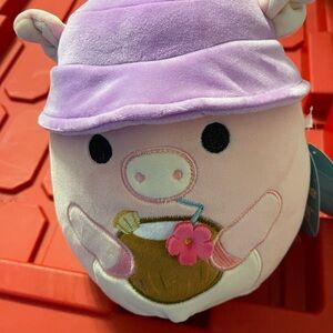 Squishmallows Pink and Purple Pig Plush